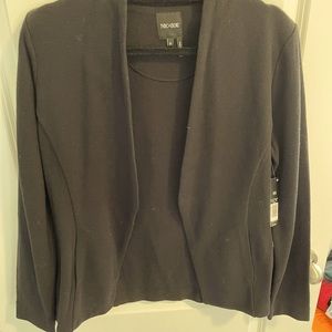 Black fashion blazer